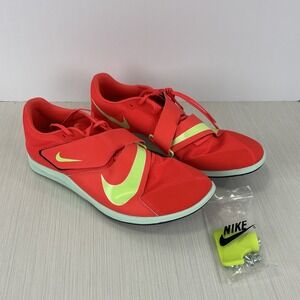 Nike Zoom Rival Bright Crimson Lime Blast Track Spikes Men's Size 13 DR2756-600